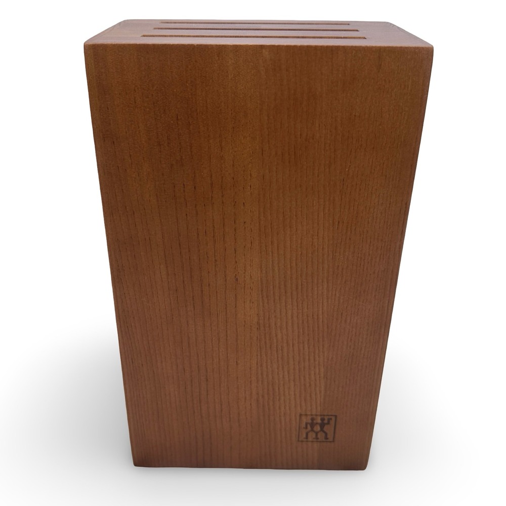 Zwilling JA Henckels Wood Knife Block 3 Slot 1034353 Brown FSC Certified Wood